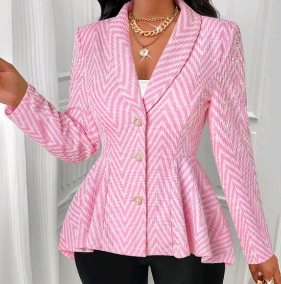 Jackets & Blazers - Fruit-Neck Suit Jacket With Asymmetrical Hem Overalls
